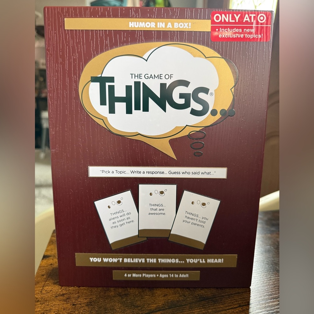 The Game of Things Party Card Game - Exclusive Edition- Sealed New